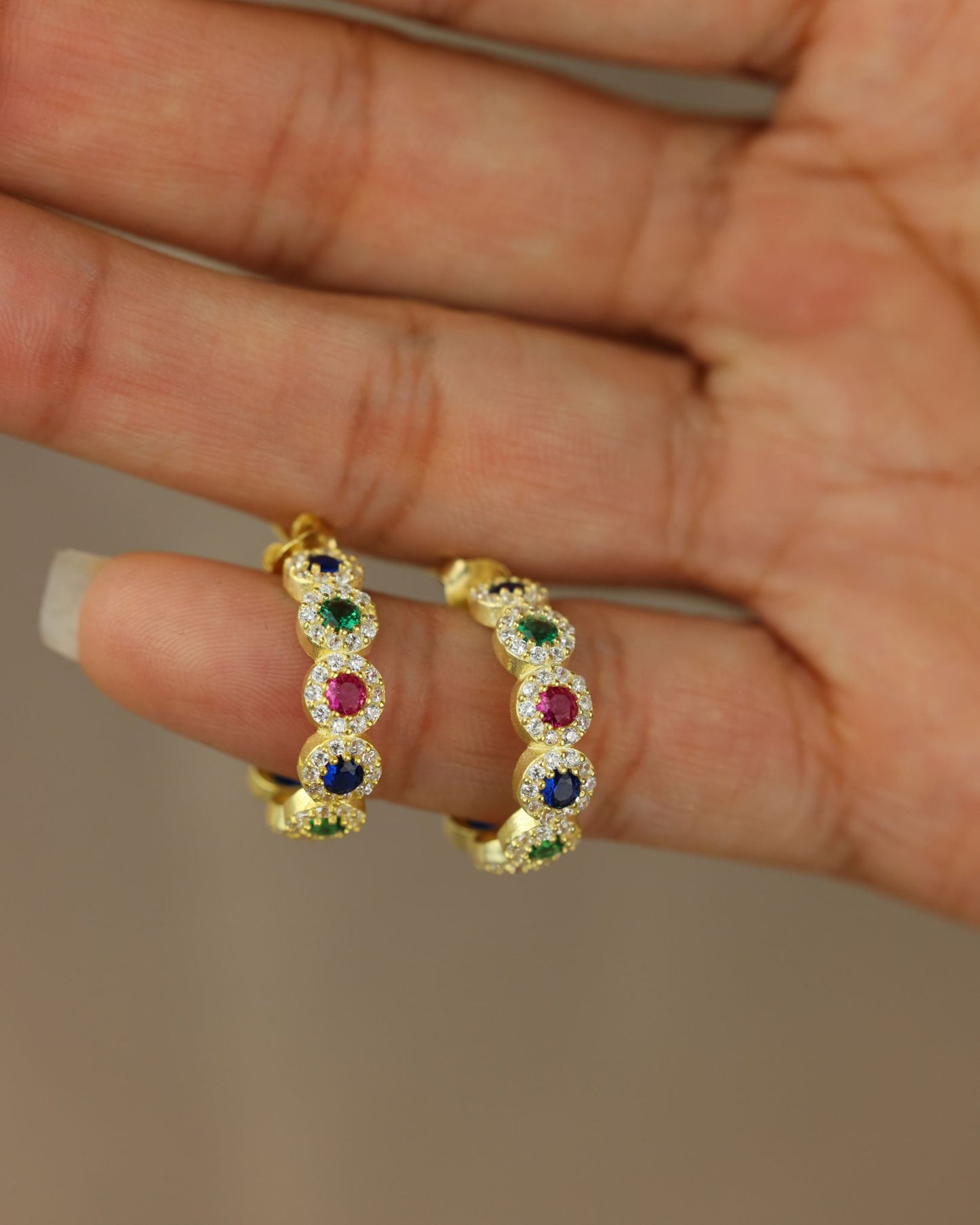 Aretes de colores #152
