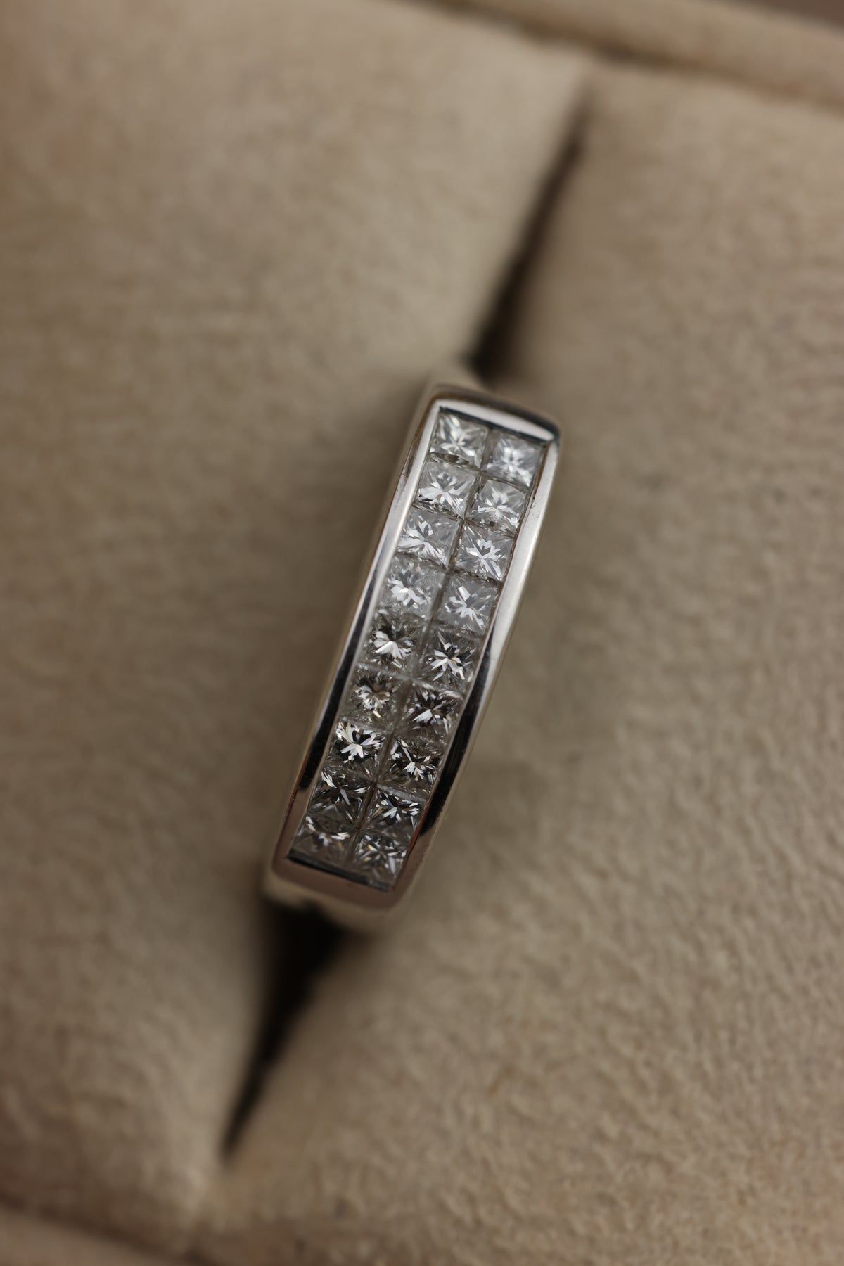 double-row diamond band