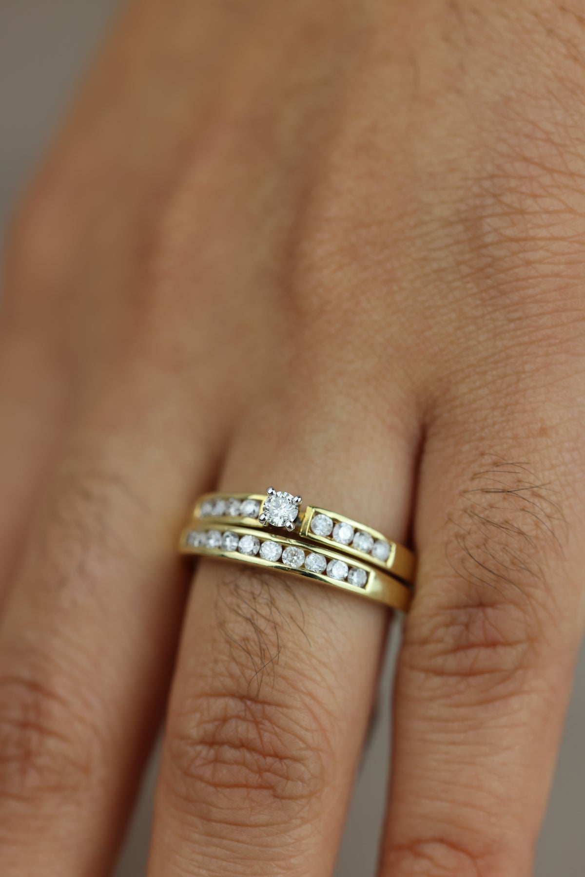 pair of diamond rings