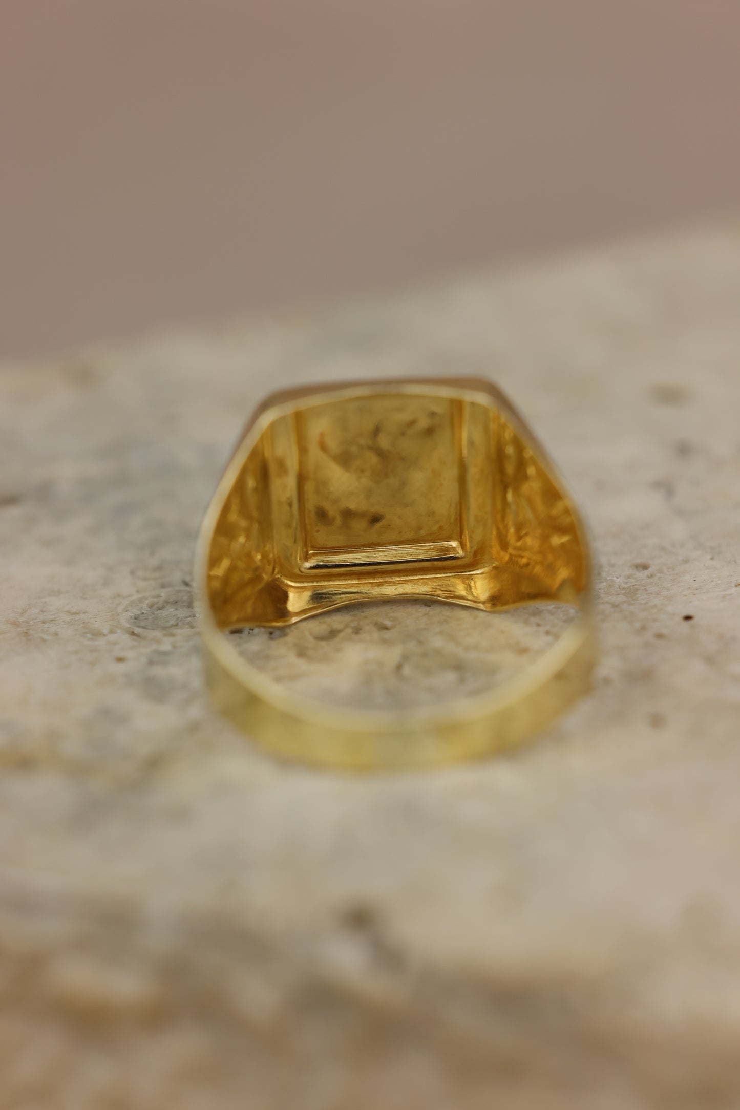 Anillo de caballero 10k #418
