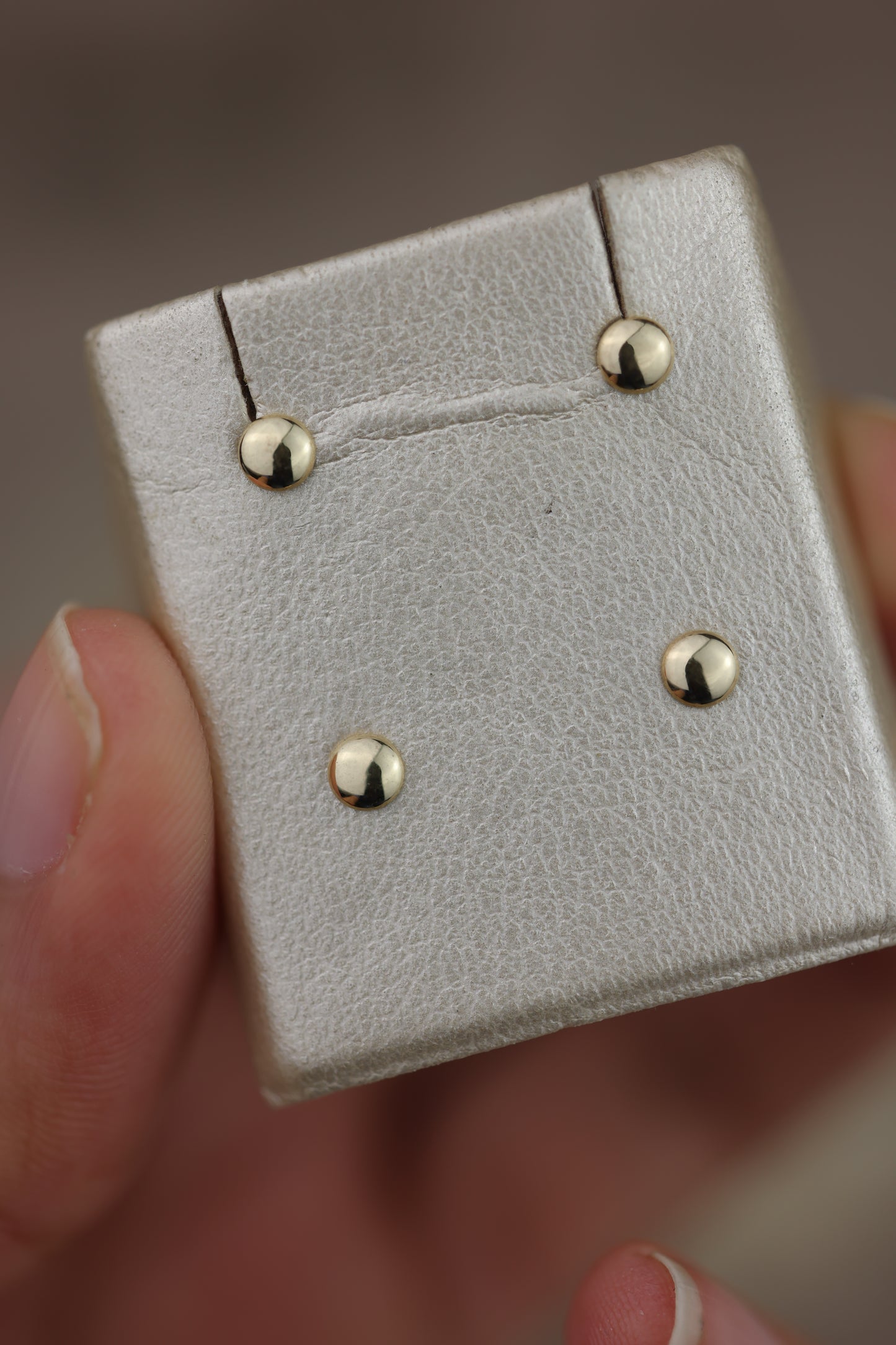 Aretes de bebe medio circulo #445