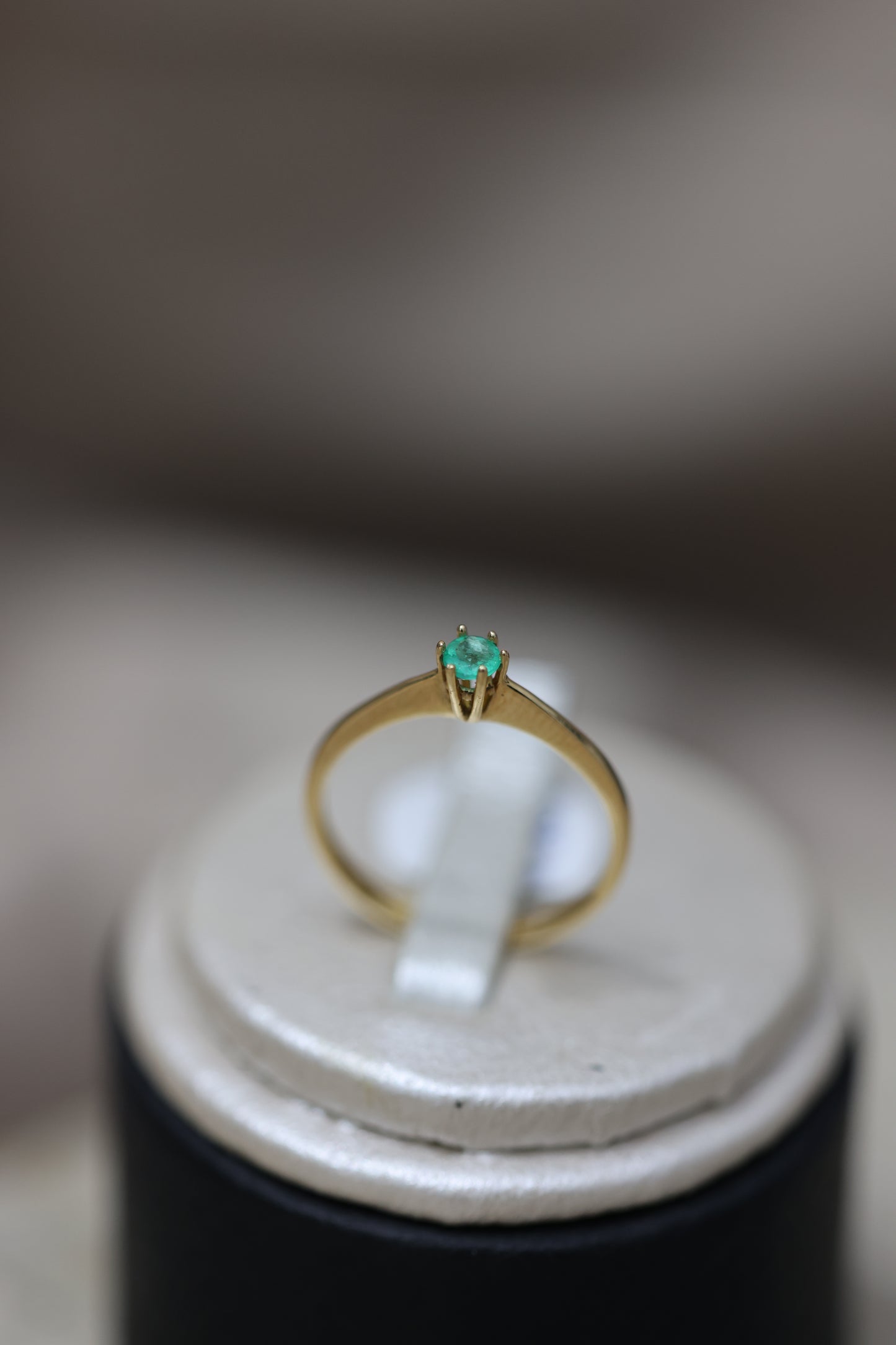 Emerald solitaire #A66
