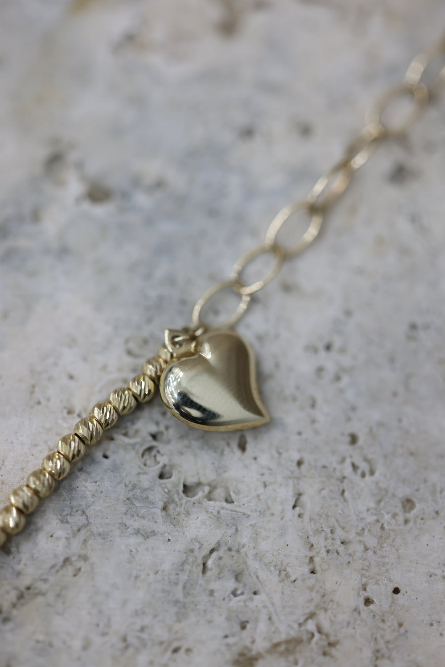 Pulsera mitad bolitas #P1-24