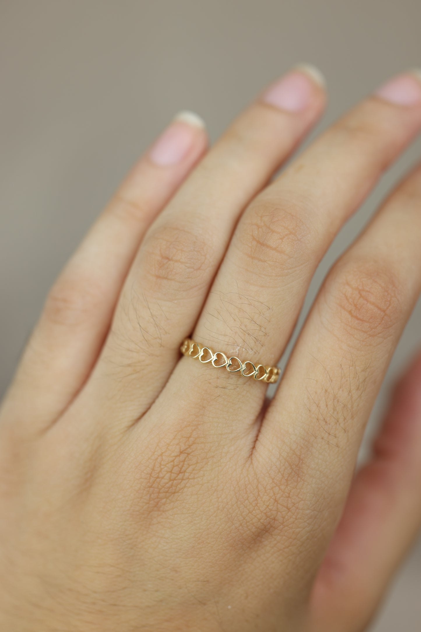 Anillo de corazones #P13