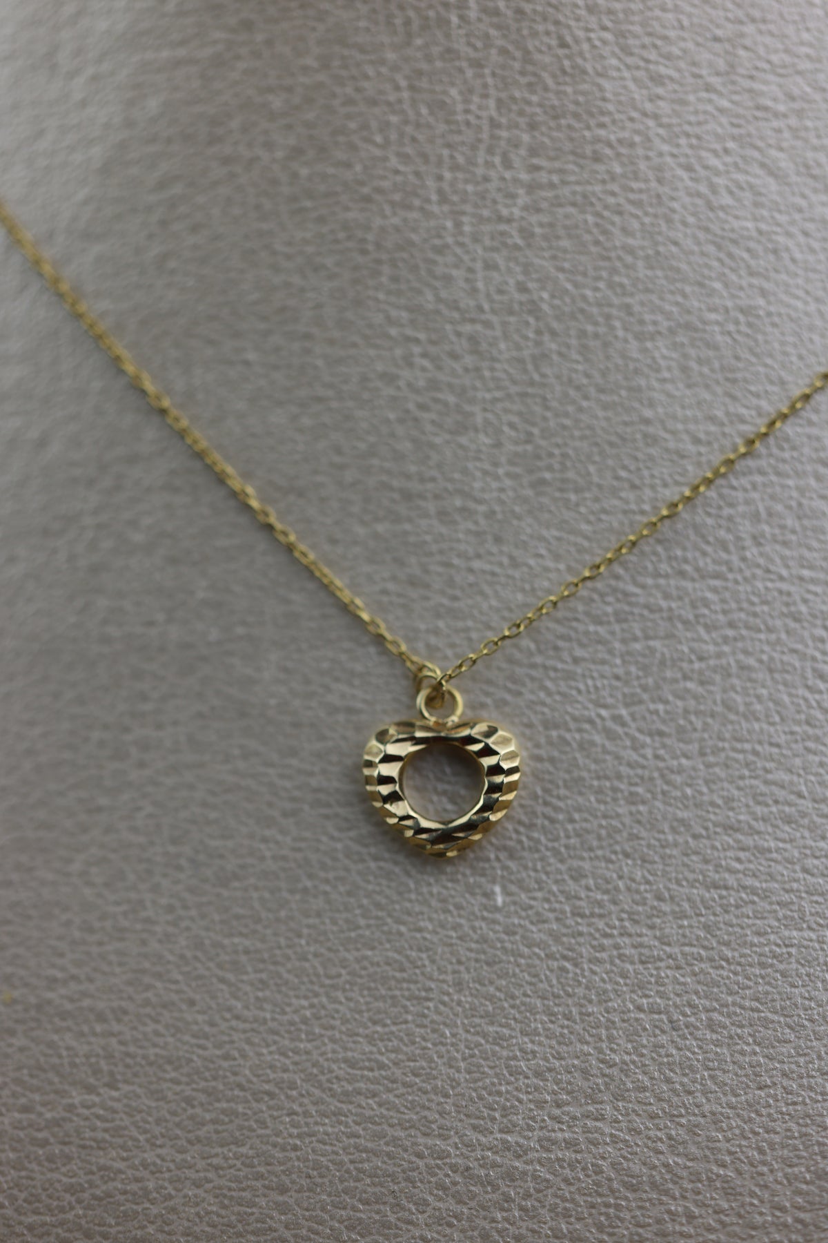 Collar con dije de corazón #585