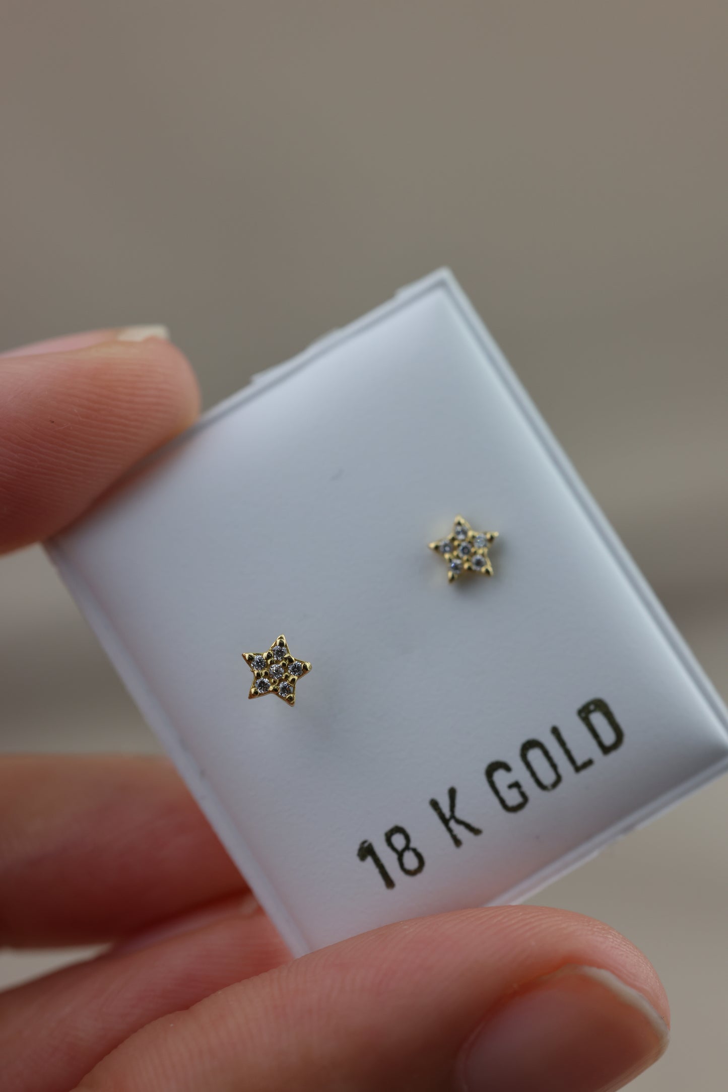 Aretes de bebe estrella #274