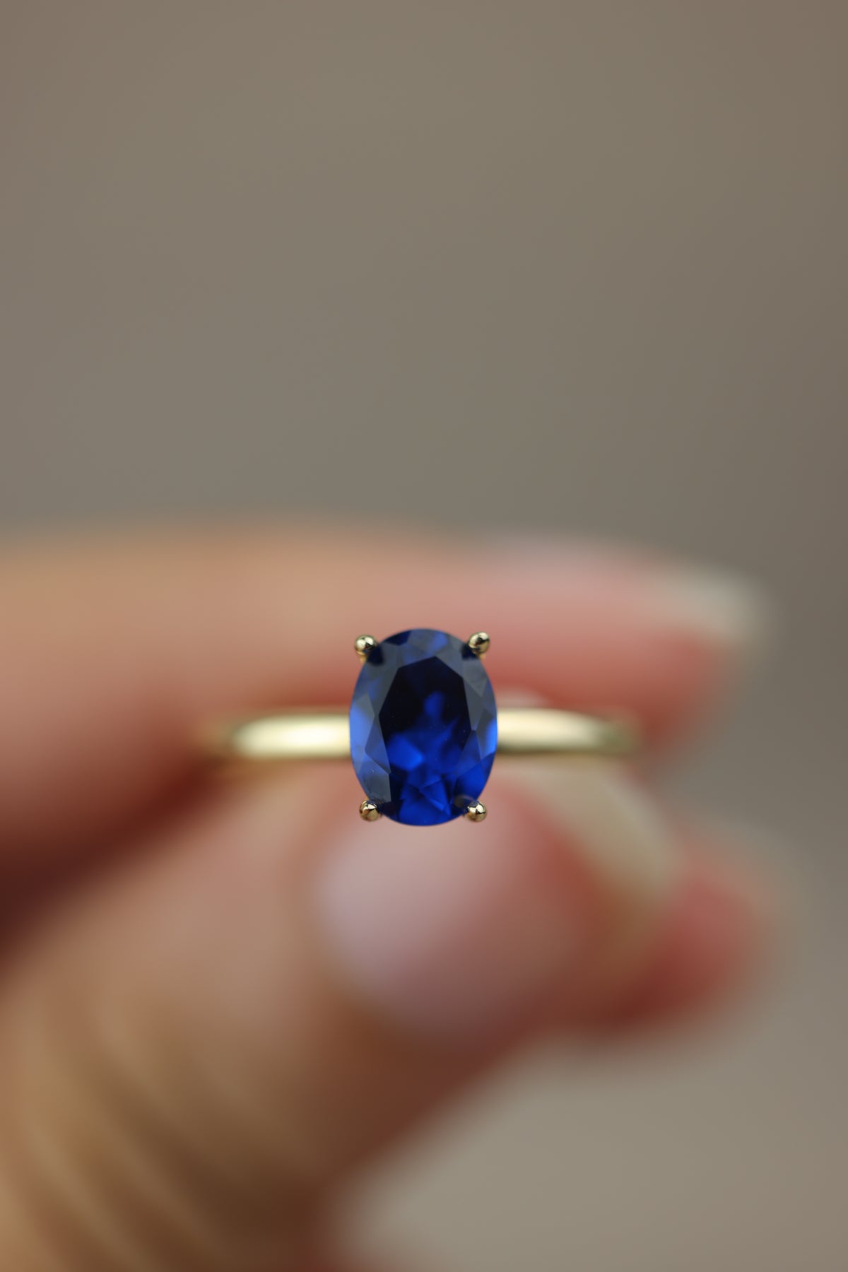 Anillo Bella azul #587