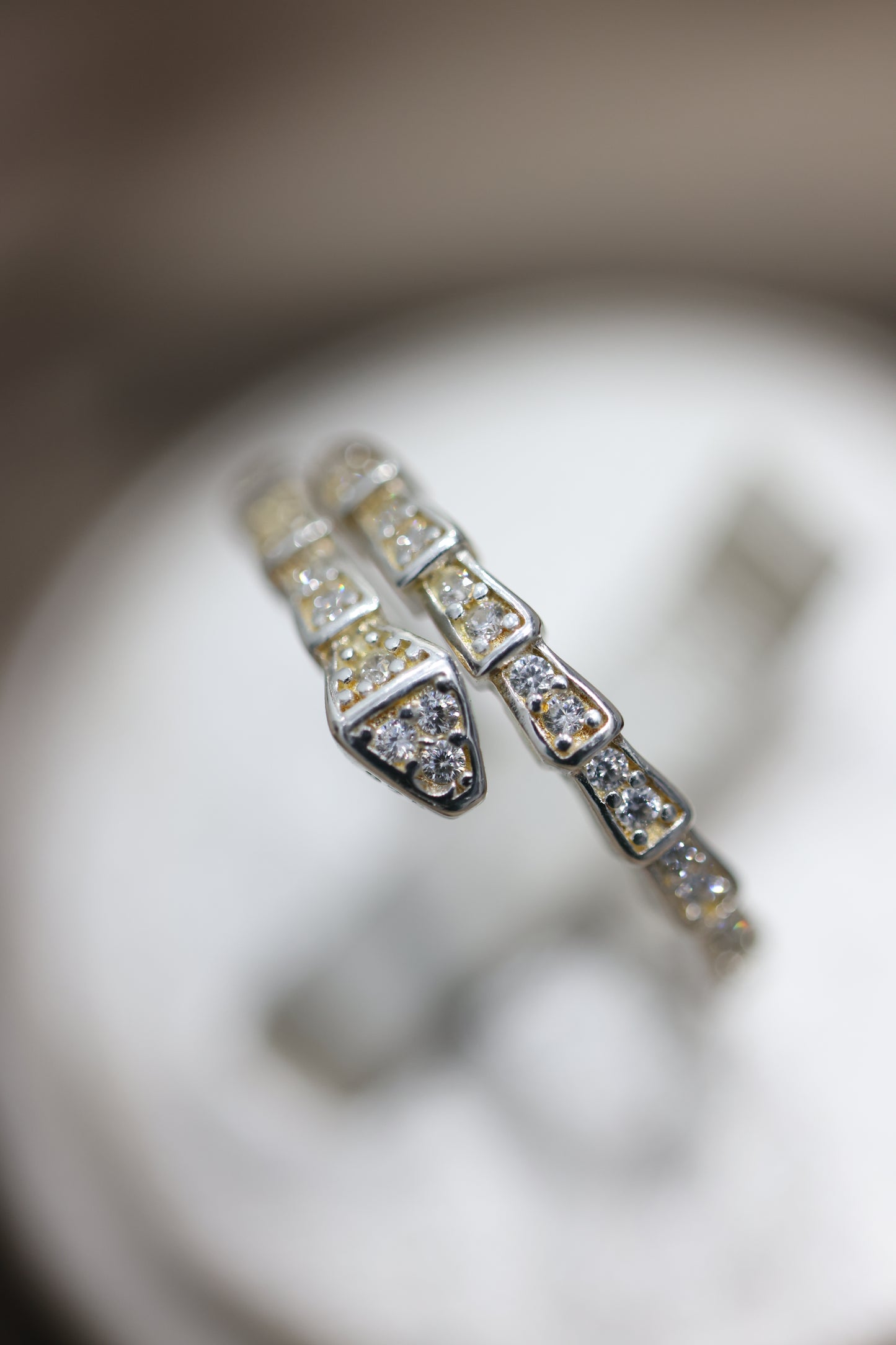 infinity snake ring #A67