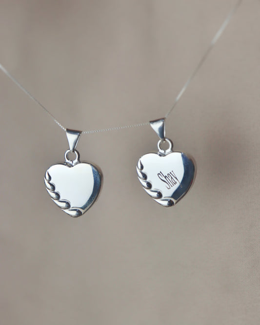 Dije con diseño a un costado #125