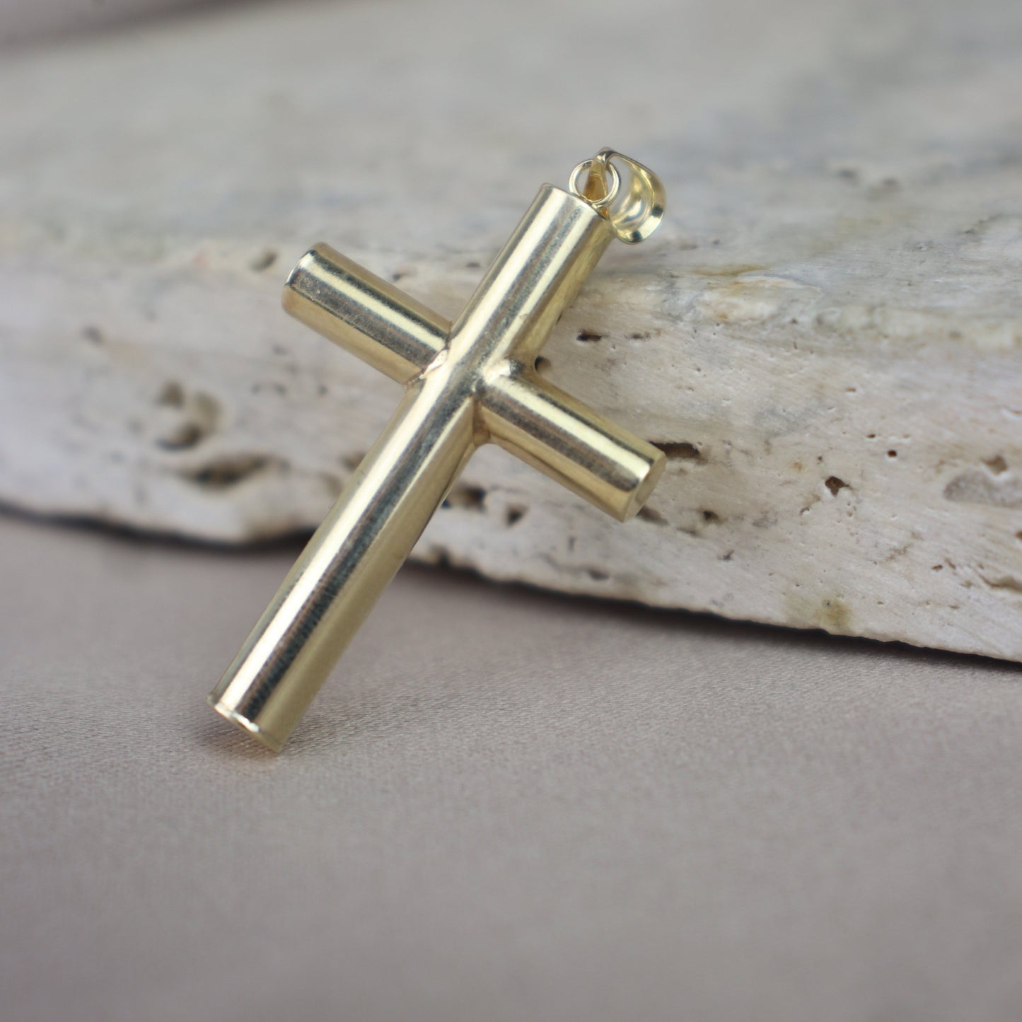 Cruz de tubo mediana 10k #34