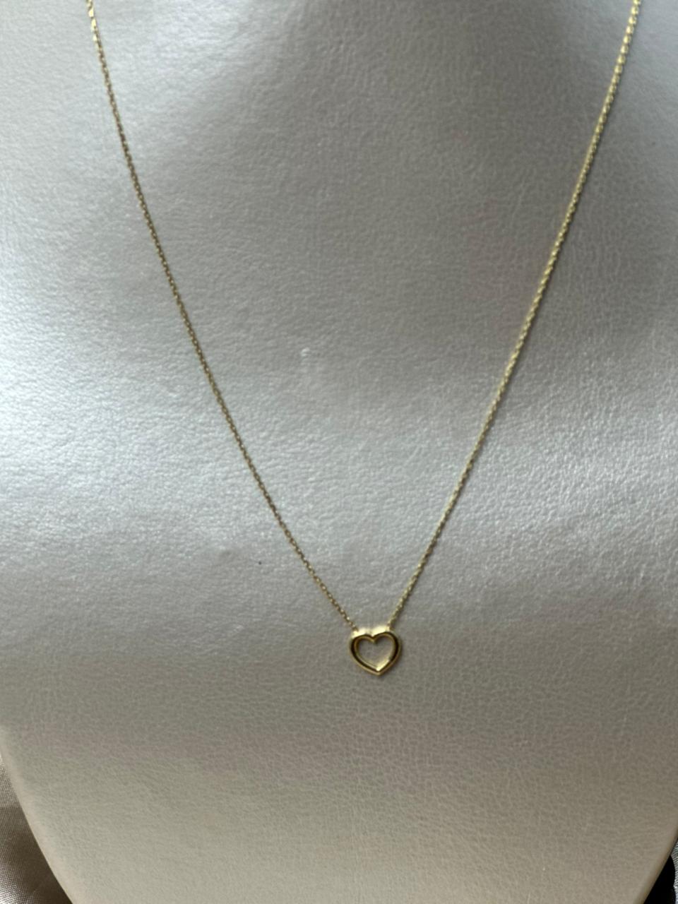 Heart Neckace 18K #A47