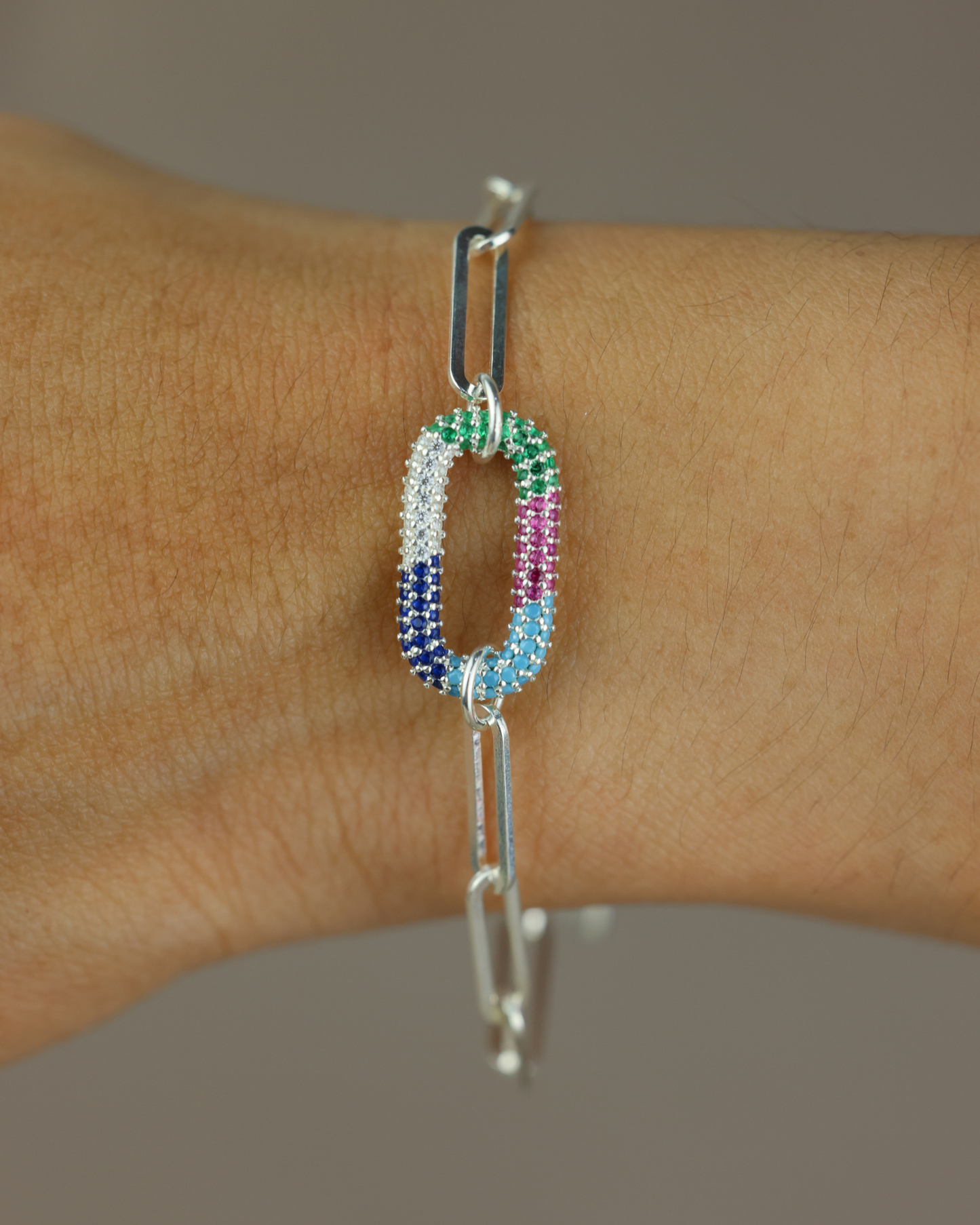 Pulsera paper clic #158