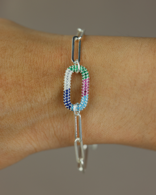 Pulsera paper clic #158