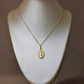 Dije de La Milagrosa pequeña + Cadena veneciana #259