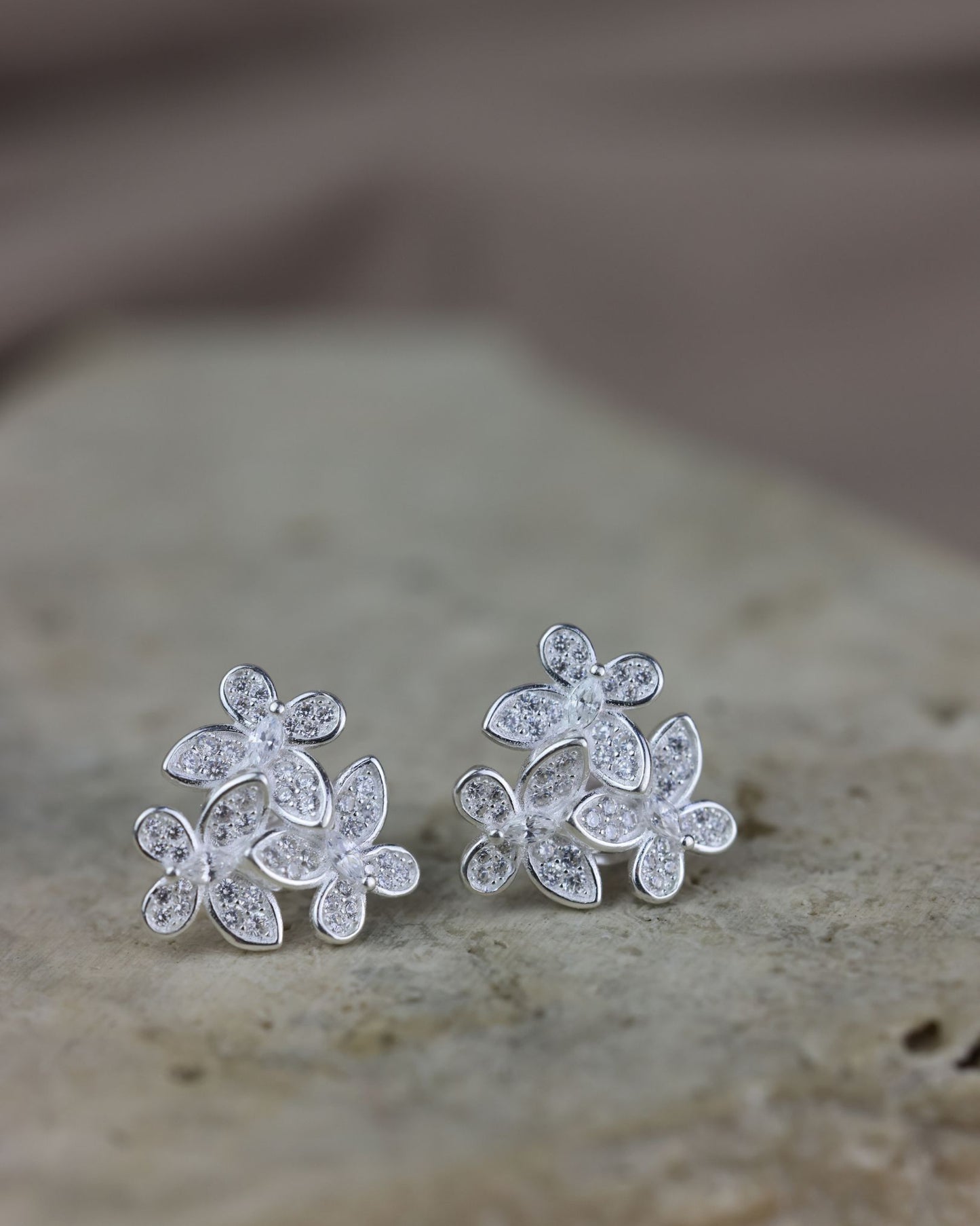 Aretes 3 mariposas #150