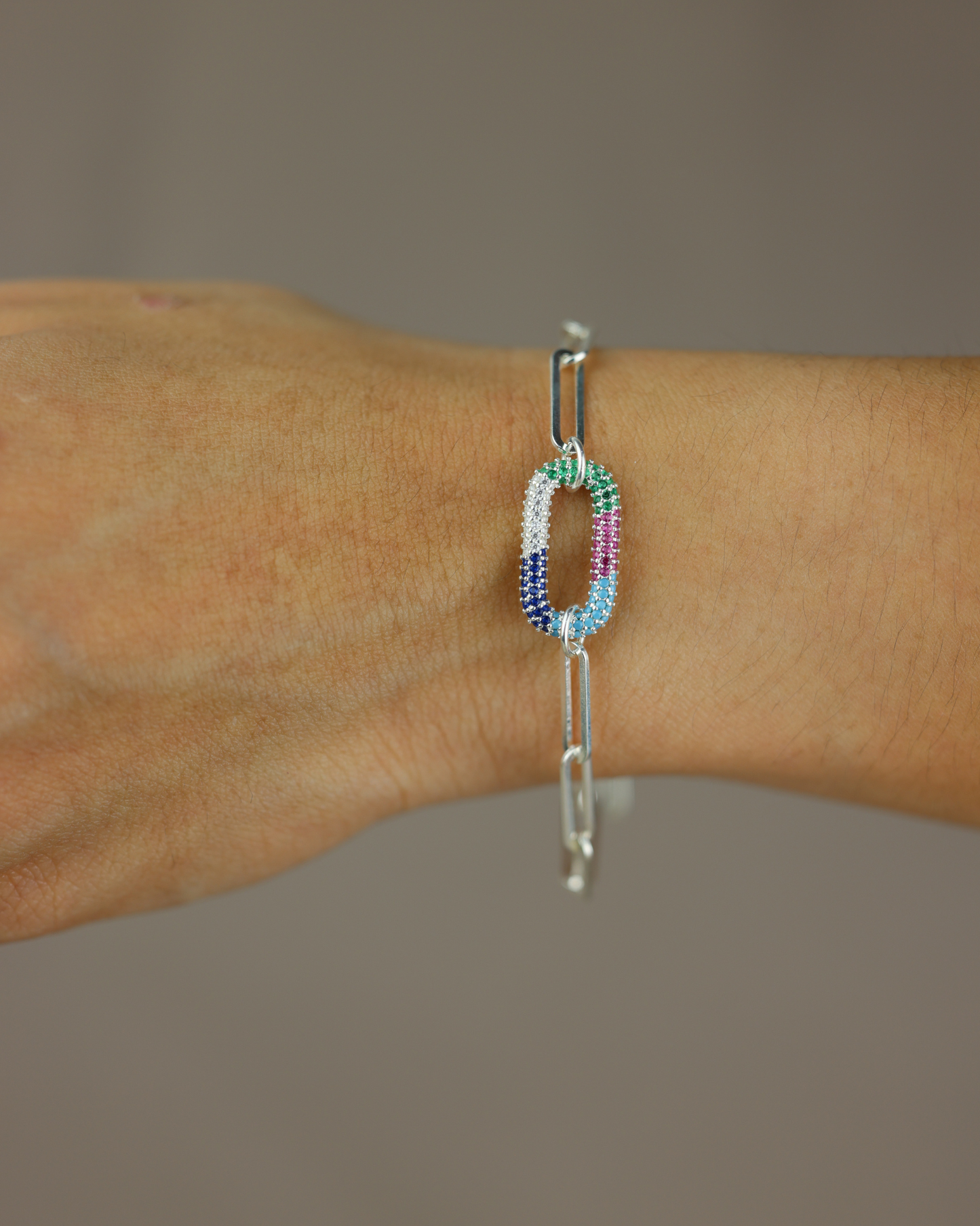 Pulsera paper clic #158