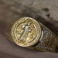 Anillo de san benito oro de 10k #169