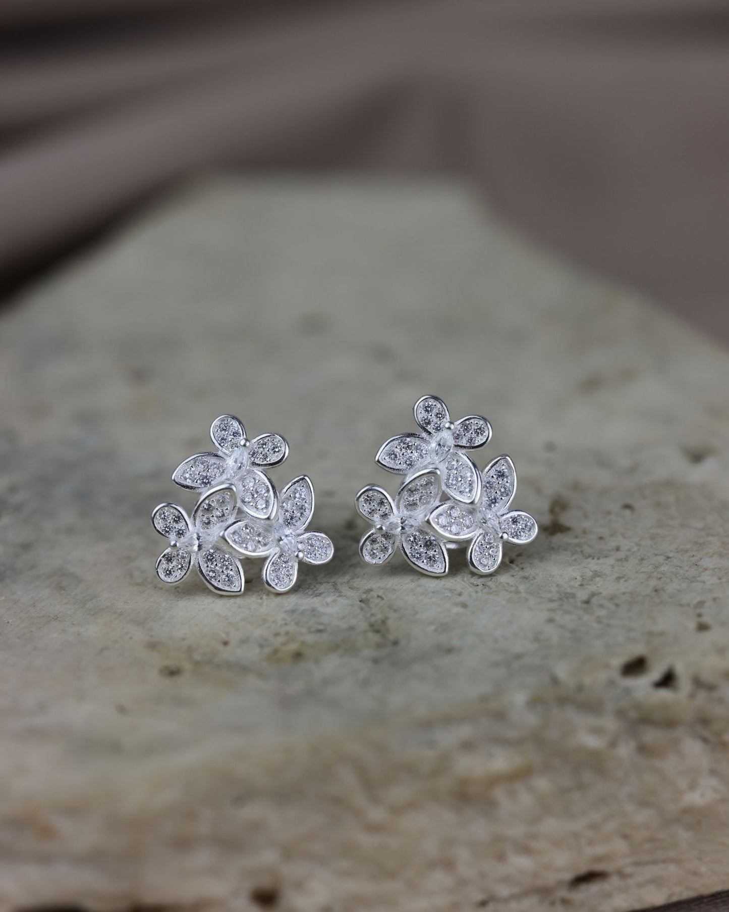 Aretes 3 mariposas #150