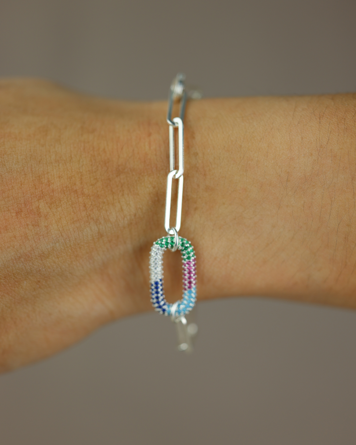 Pulsera paper clic #158