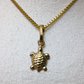 Dije de tortuguita + cadena veneciana #262