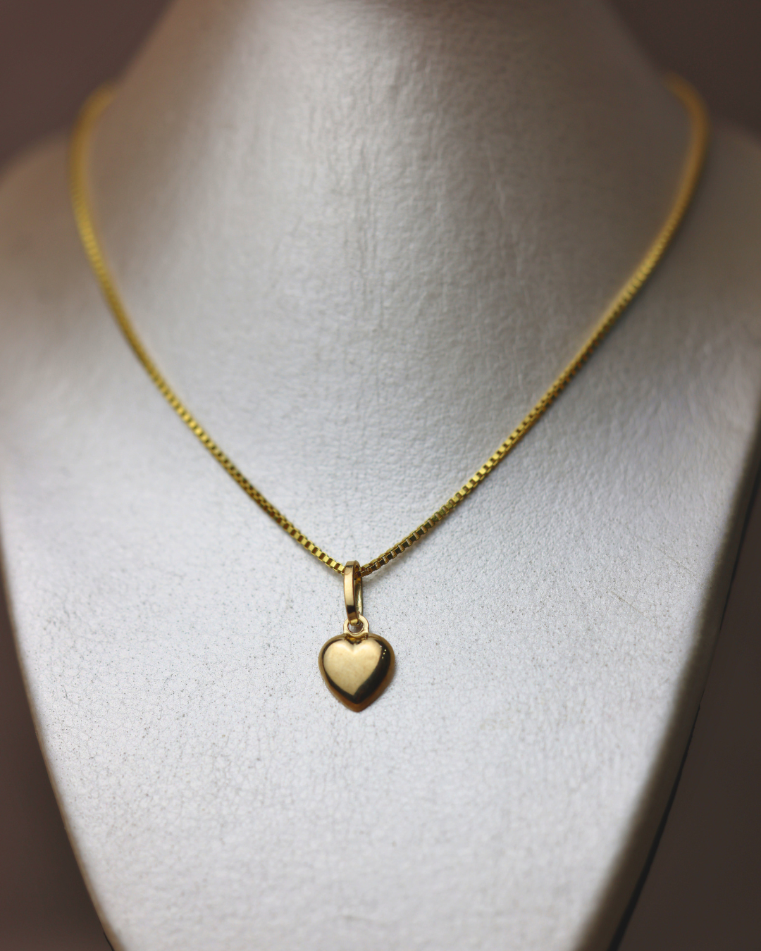 Dije de corazón small + cadena veneciana #260