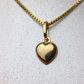 Dije de corazón small + cadena veneciana #260