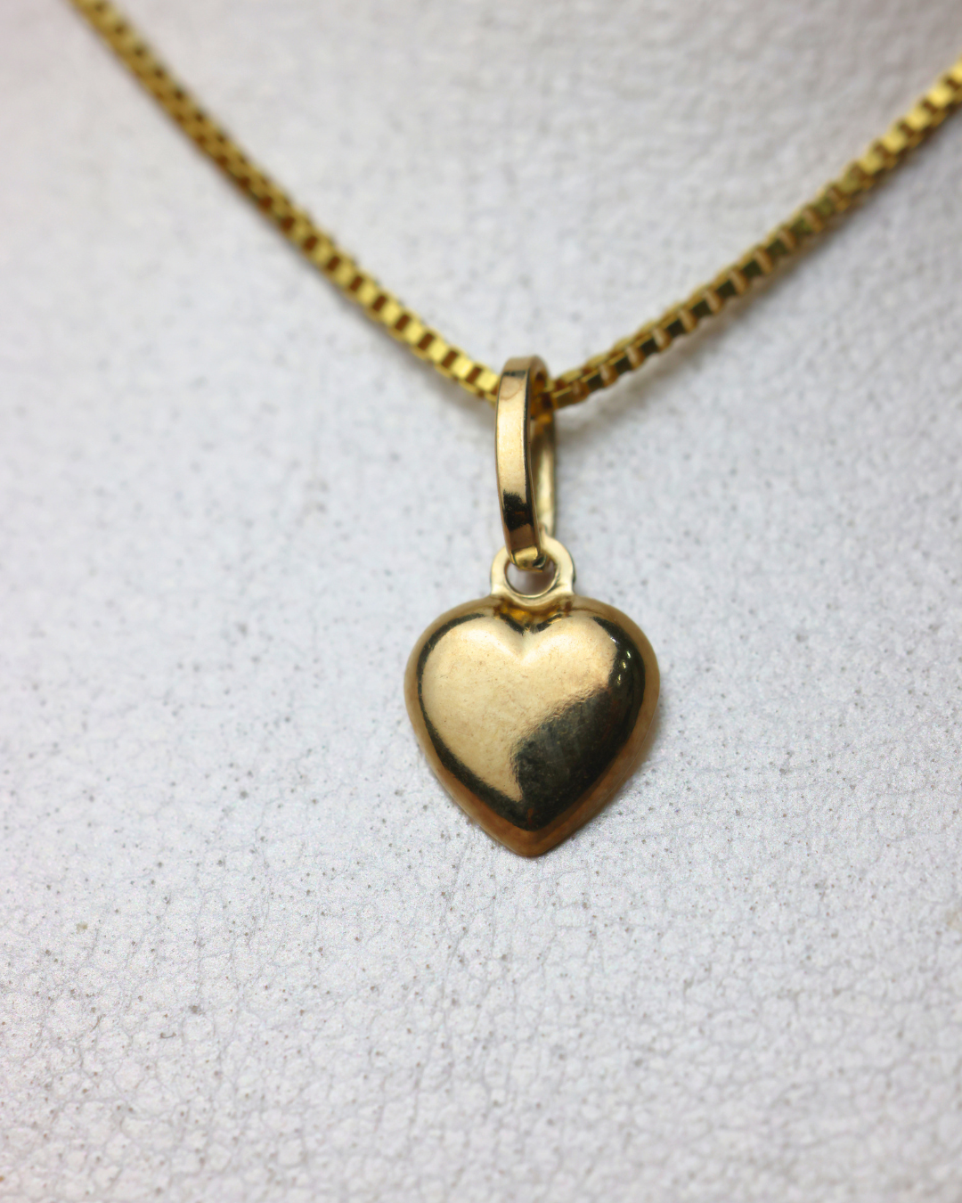Dije de corazón small + cadena veneciana #260