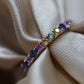 Sapphire infinity ring