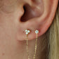 Diamond chain studs #14853