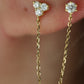 Diamond chain studs #14853