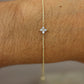 White little flower bracelet #600