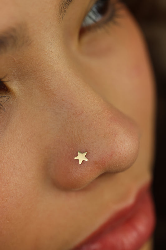 Piercing de nariz de estrella #514