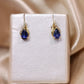 Sapphire drop earrings