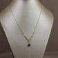 Collar con florecita negra #598