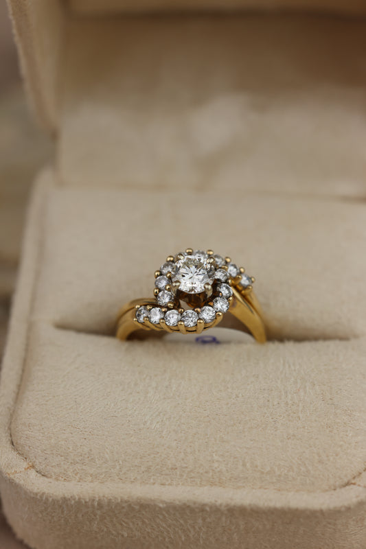 Diamond halo duo