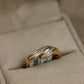 Twist diamond band