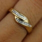 Twist diamond band