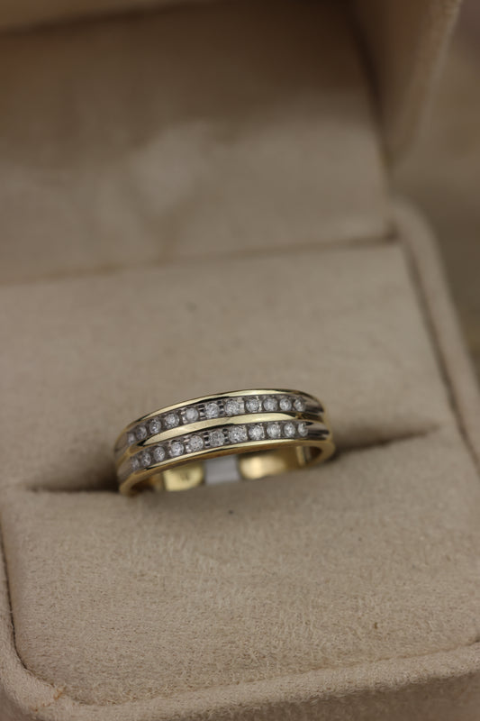Doble diamond band