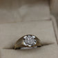 Flower ring satin