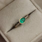 Emerald oval cut