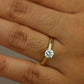 Solitaire diamond ring