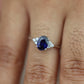 sapphire ring with diamonds