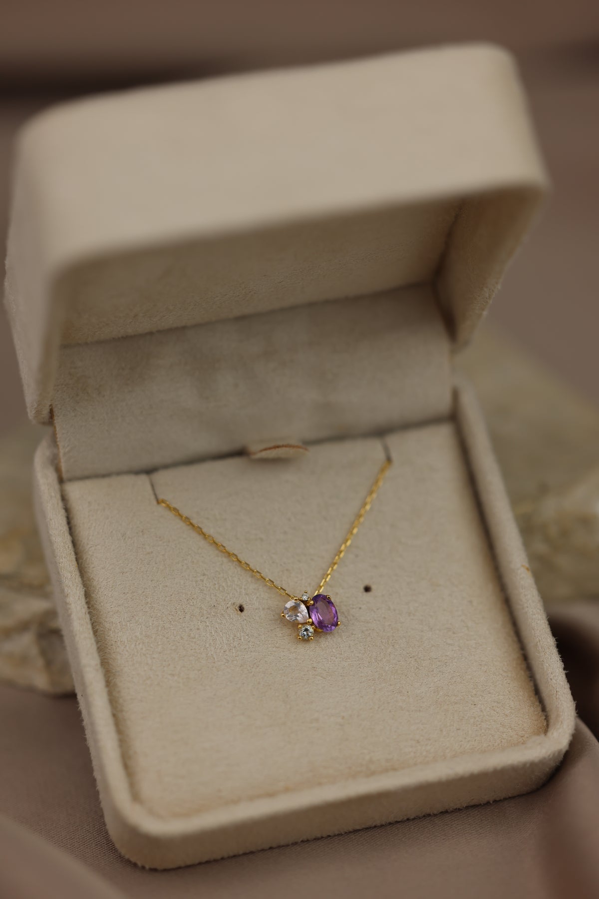Amethyst necklace