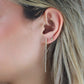 Long diamond earrings