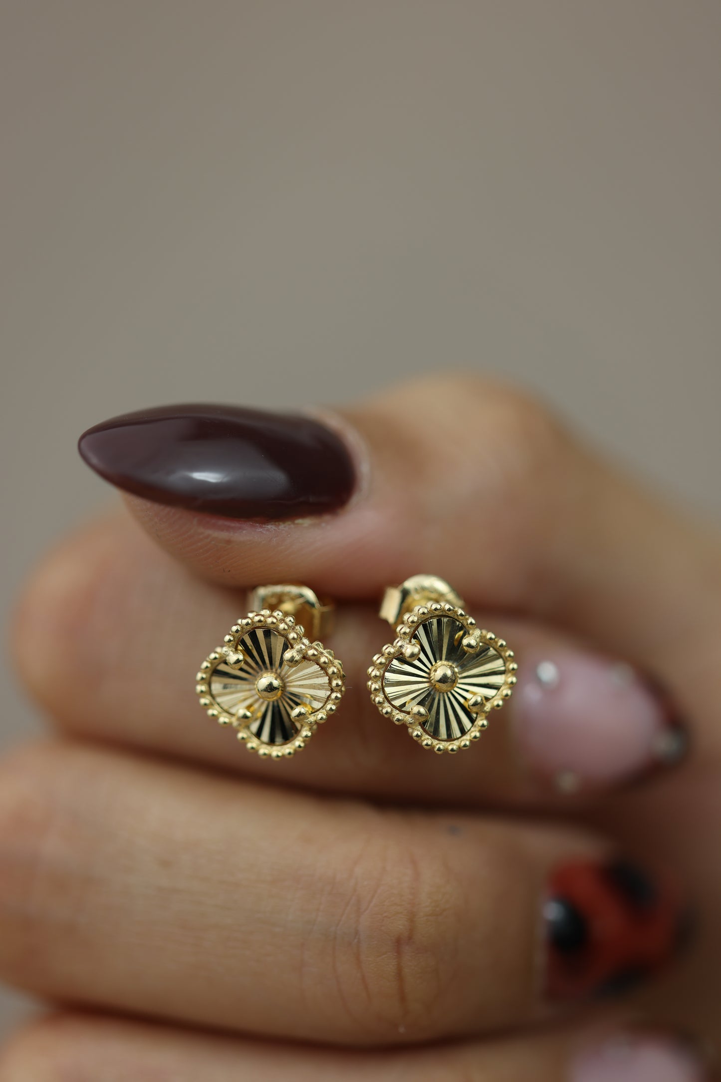 Aretes de flor #539