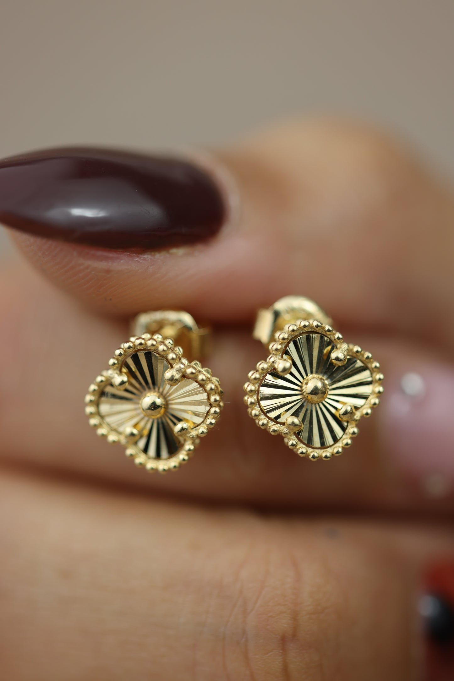 Aretes de flor #539