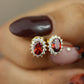 Aretes ovalados #541