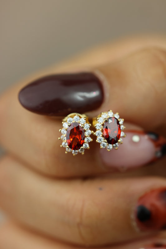 Aretes ovalados #541
