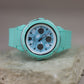 Reloj Casio-Baby G verde agua pastel #290