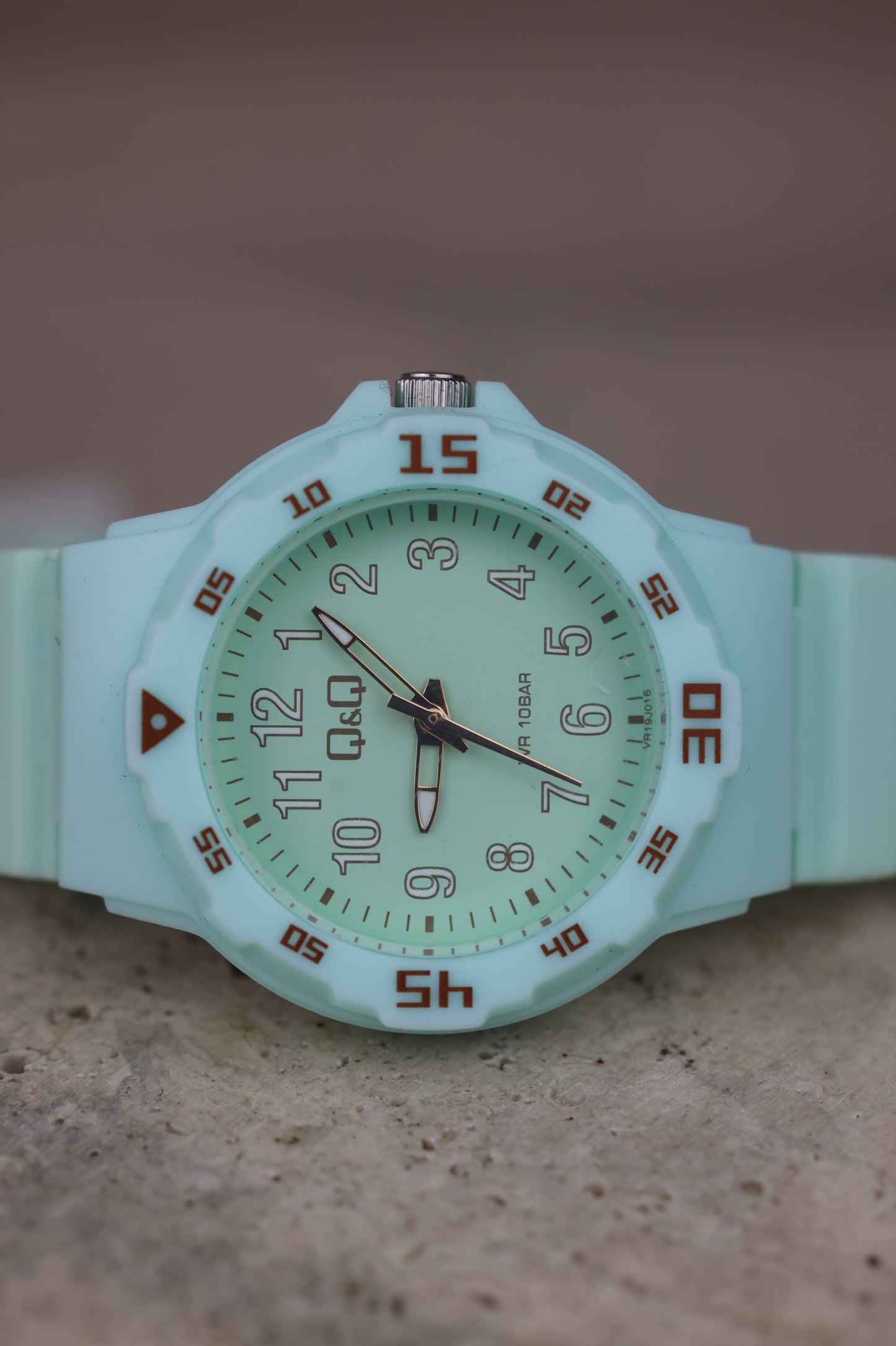 Reloj Q&Q verde aqua #313